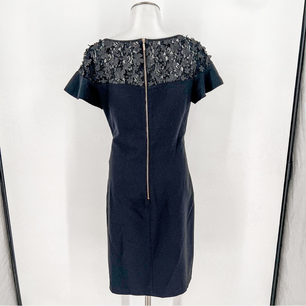 Karl Lagerfeld Black Short Cocktail/ Evening Dress Short Sleeves - Picture 2 of 10